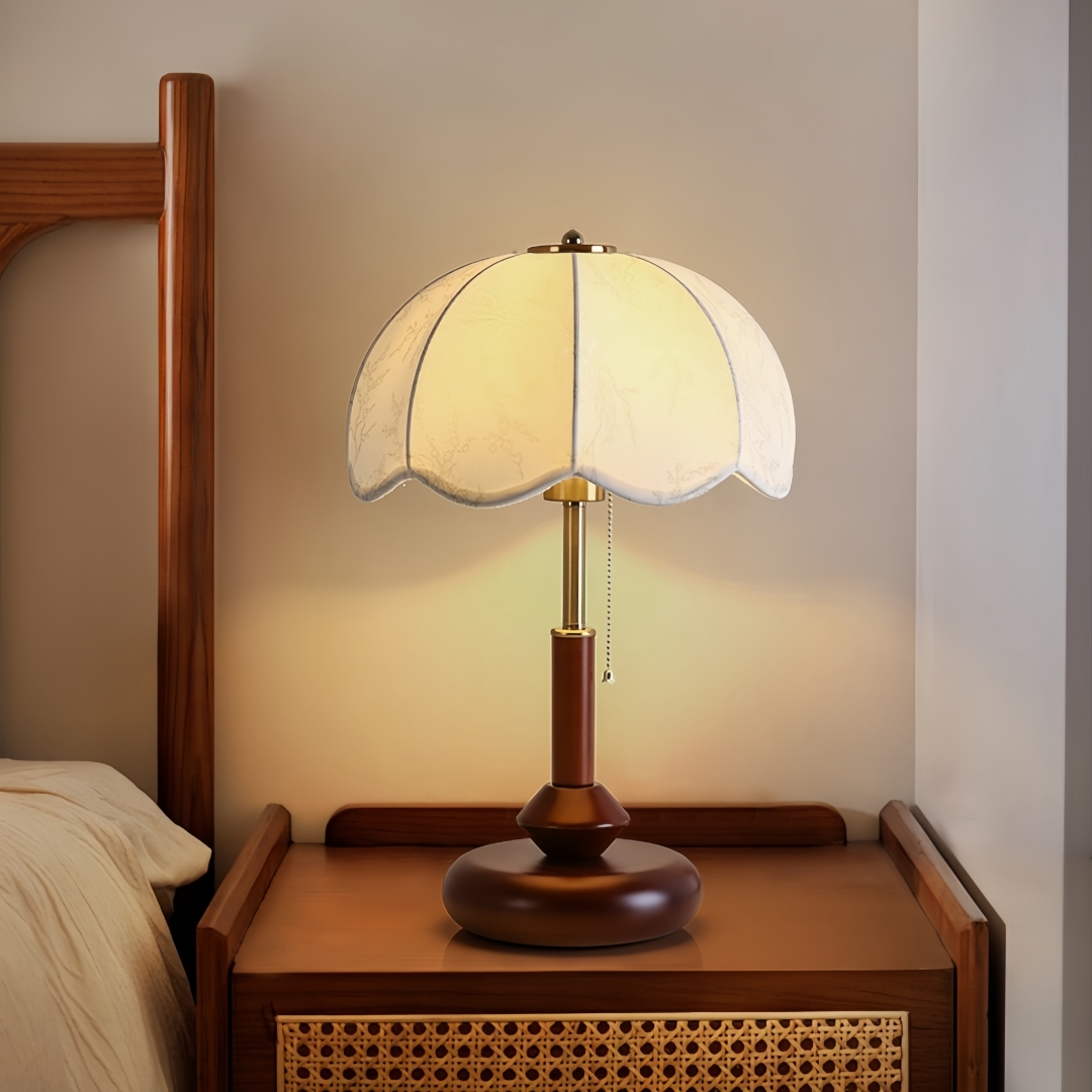Room Lighting Bedroom Decor - Vintage Taraklı Kubbe Masa Lambası Yatak