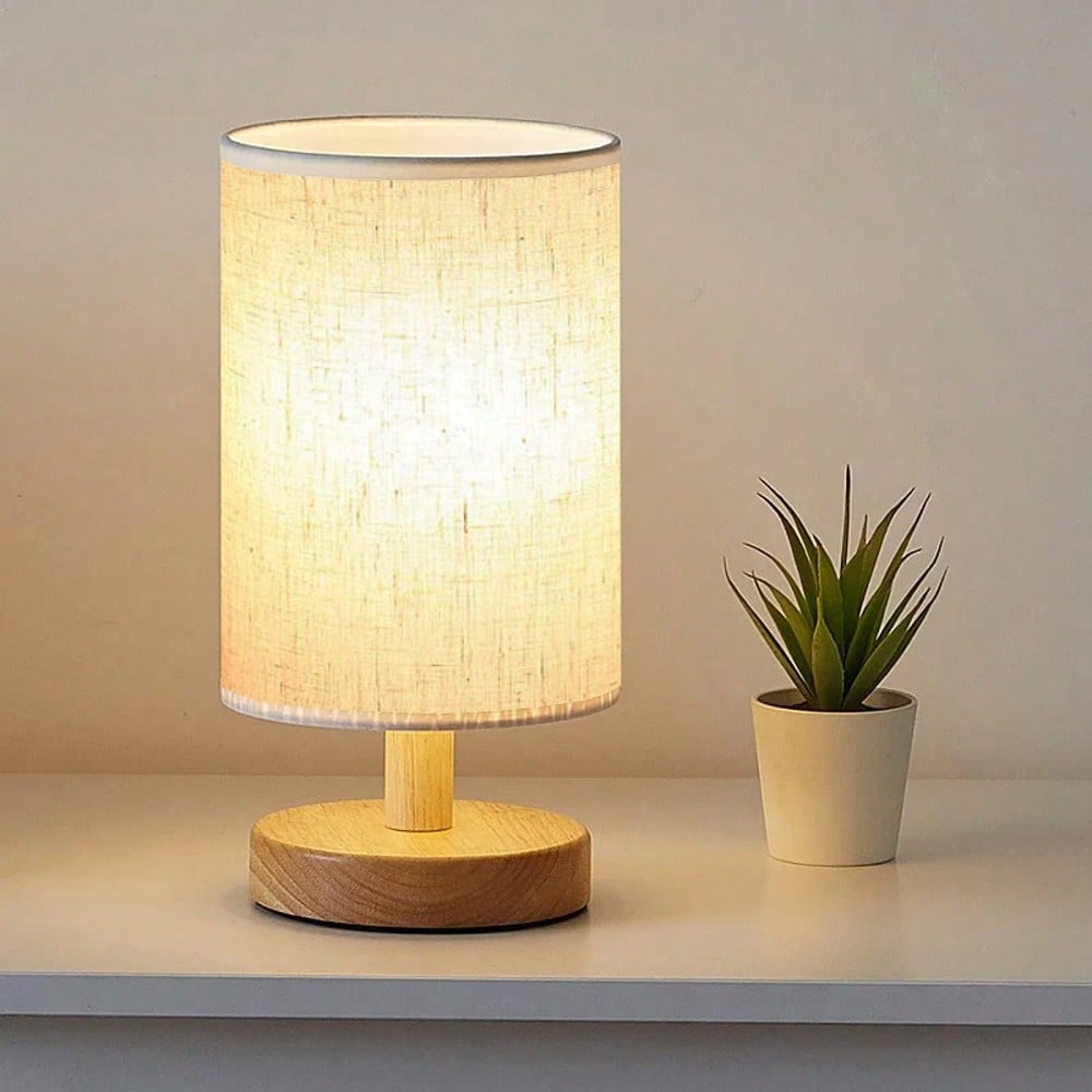 Room Lighting Bedroom Decor - Modern İskandinav tarzı, ahşap ve kumaş