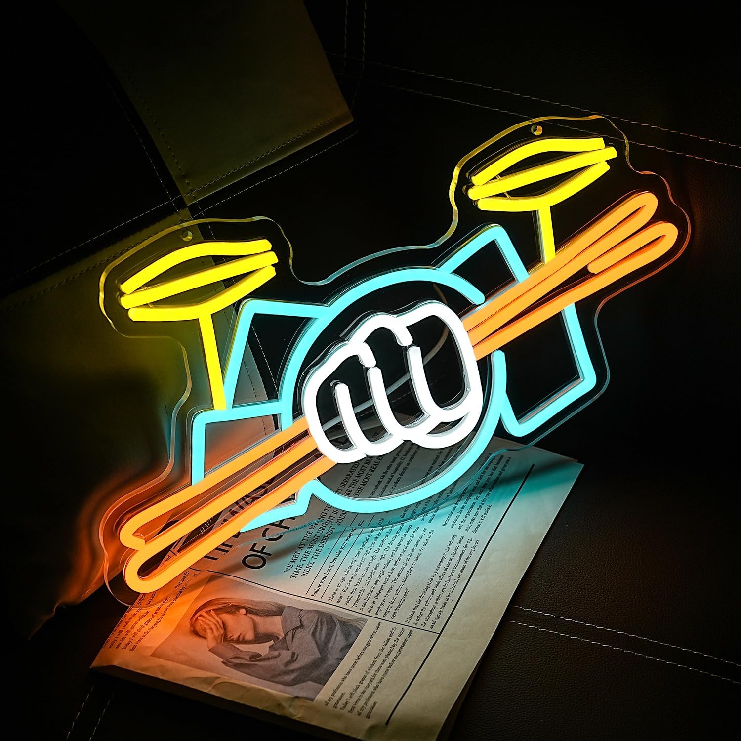 Davul Seti Neon Tabela USB Güç - Lighting Decor Items incelemesi ve fiyatı