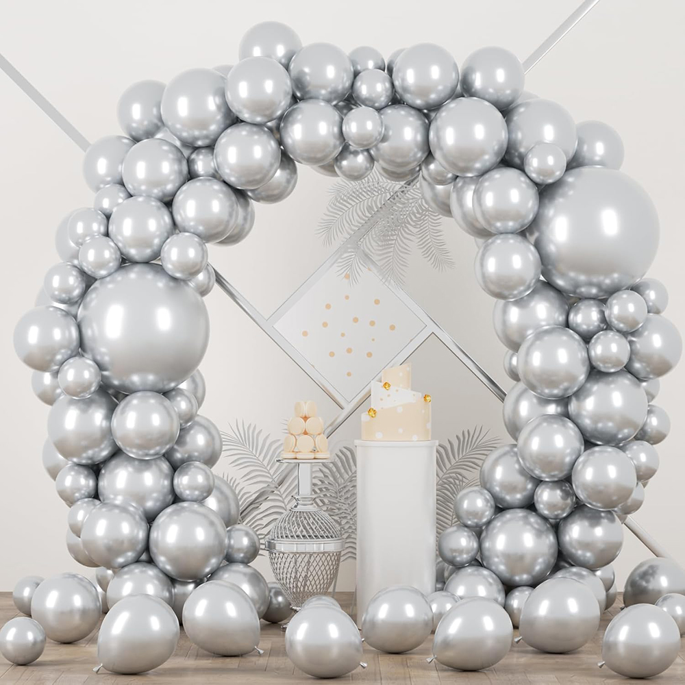 68 Adet Metalik Gümüş Balonlar - Lighting Decoration Wedding incelemesi ve fiyatı